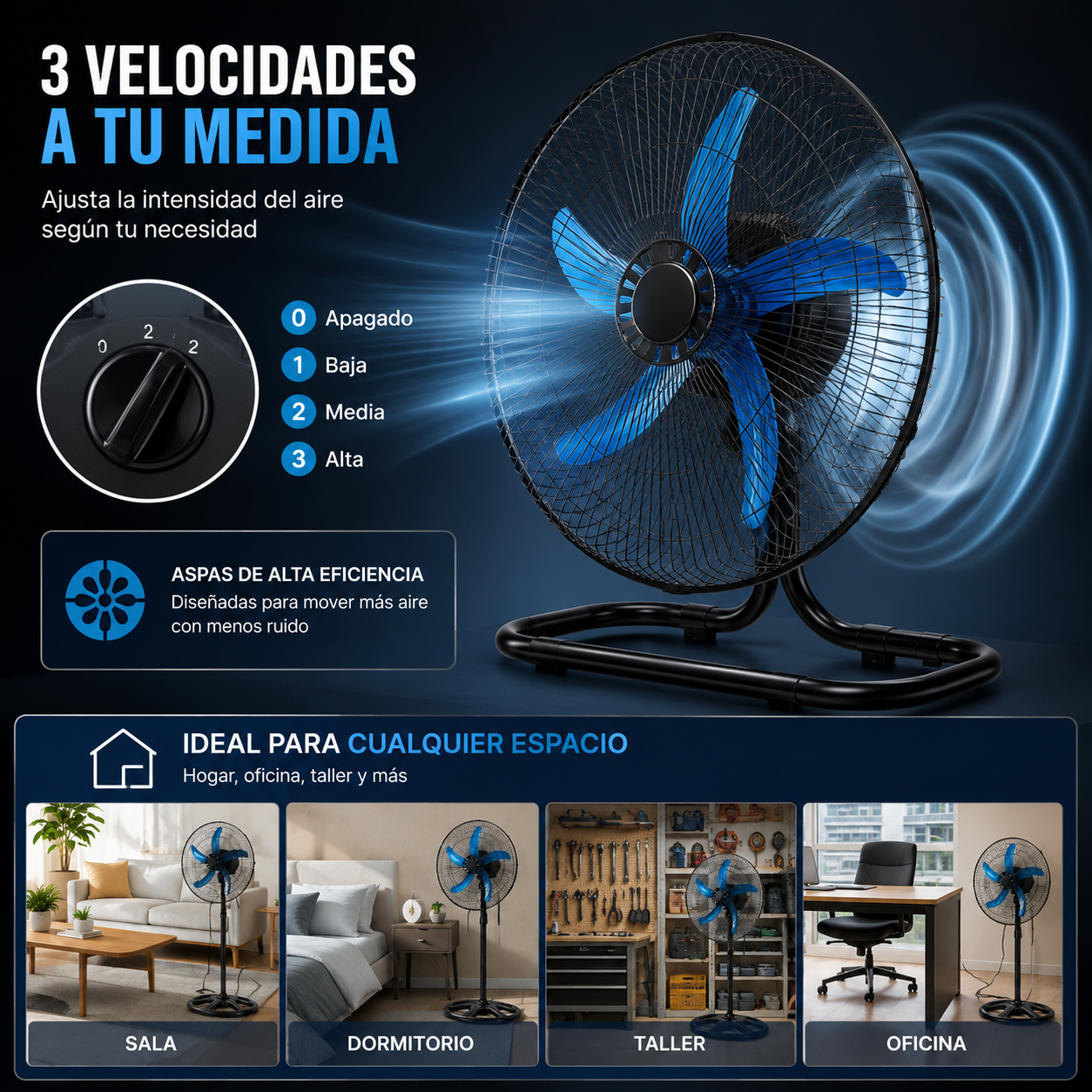 Ventilador 3 en 1