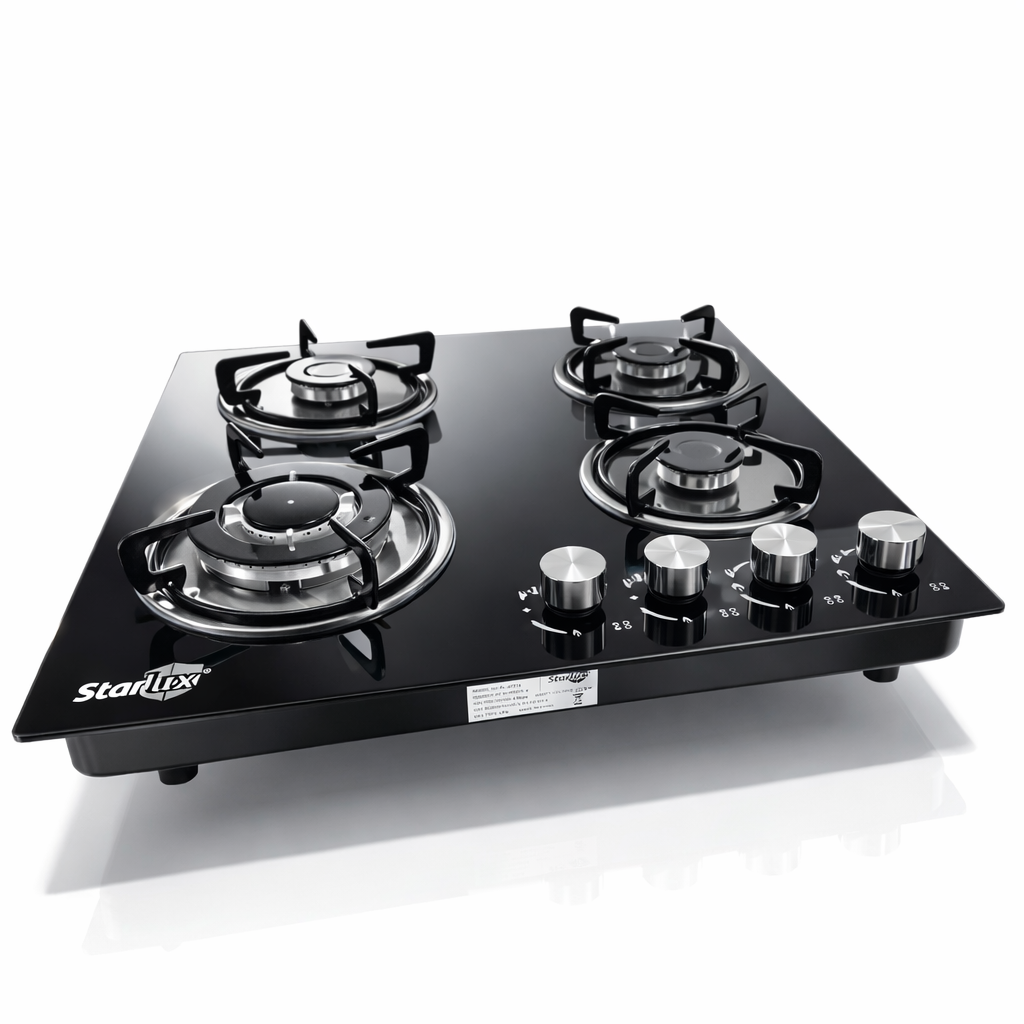 Placa de Gas Cristal Starlux 4 Fuegos