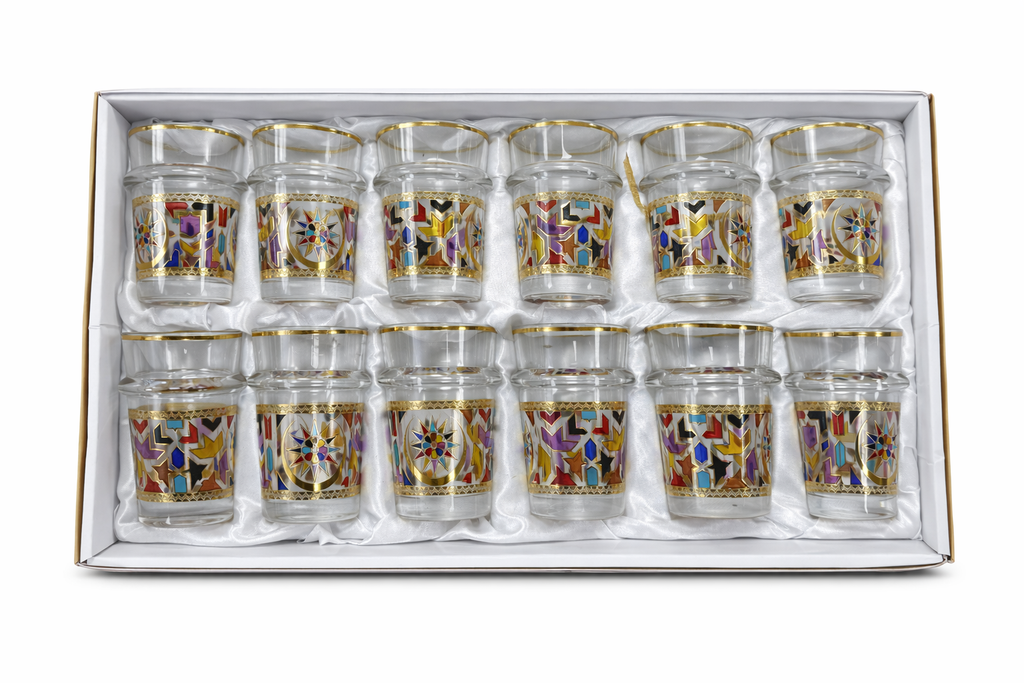 Vasos de té Multicolor LK Electrodomestic