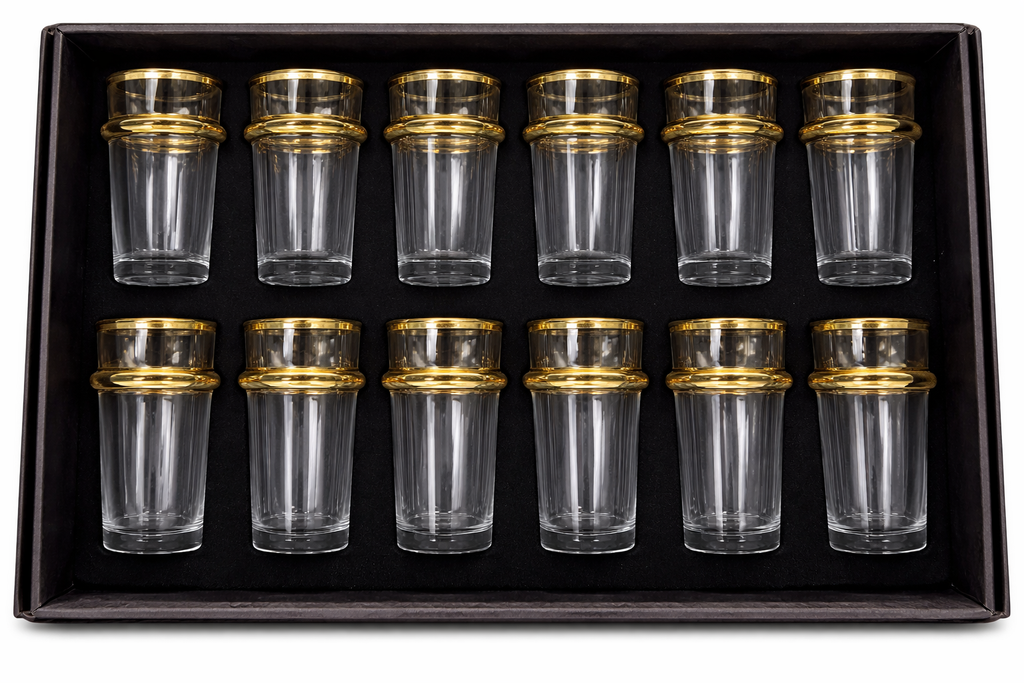Vaso de té Dorado LK Electrodomestic