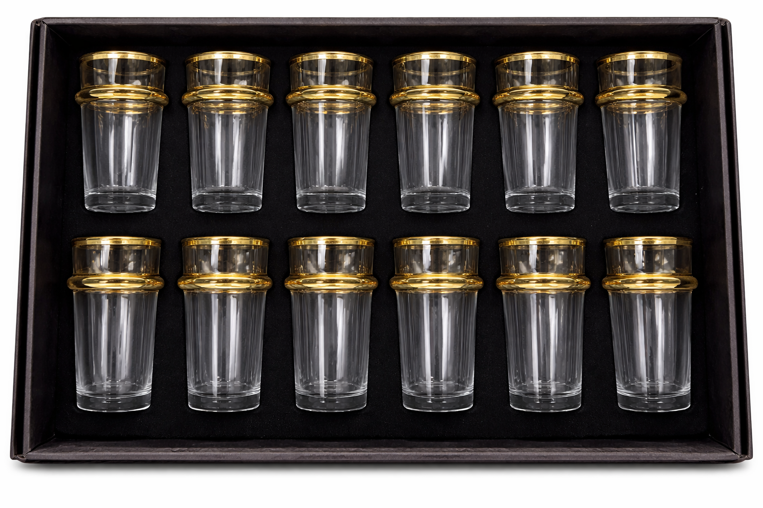 Vaso de té Dorado LK Electrodomestic