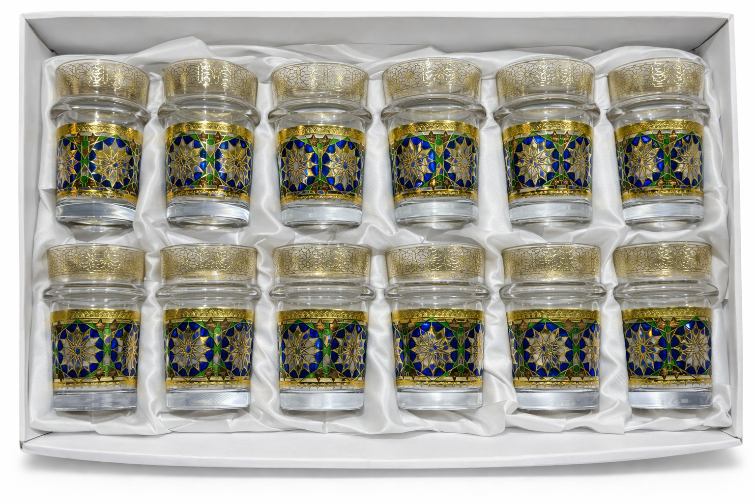 Vasos de té Azul LK Electrodomestic
