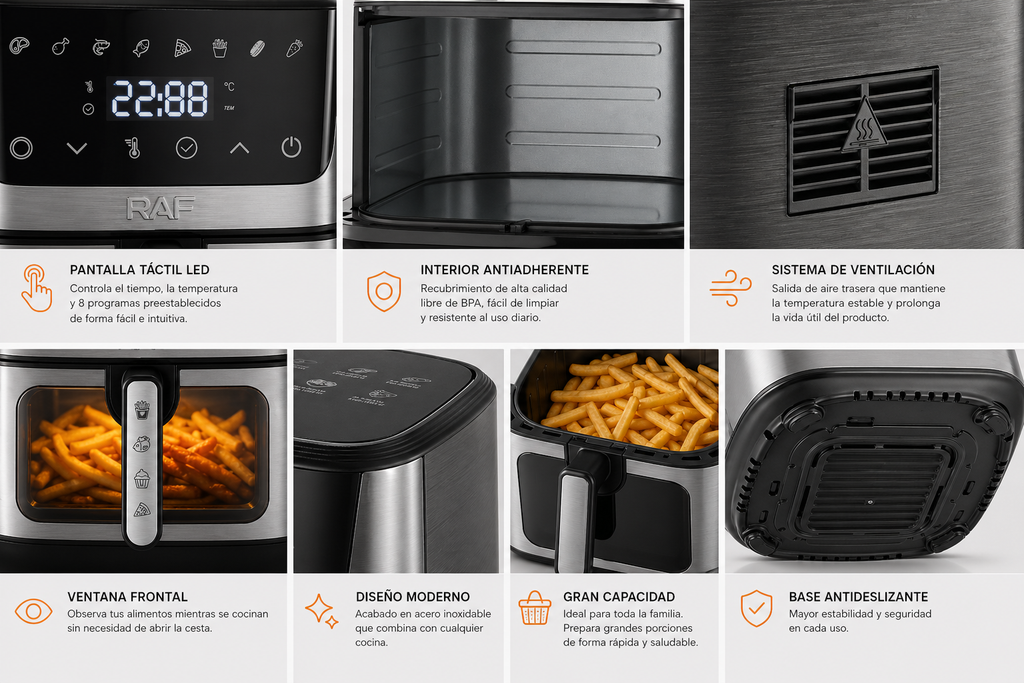 Friteuse à air RAF 6,5 L