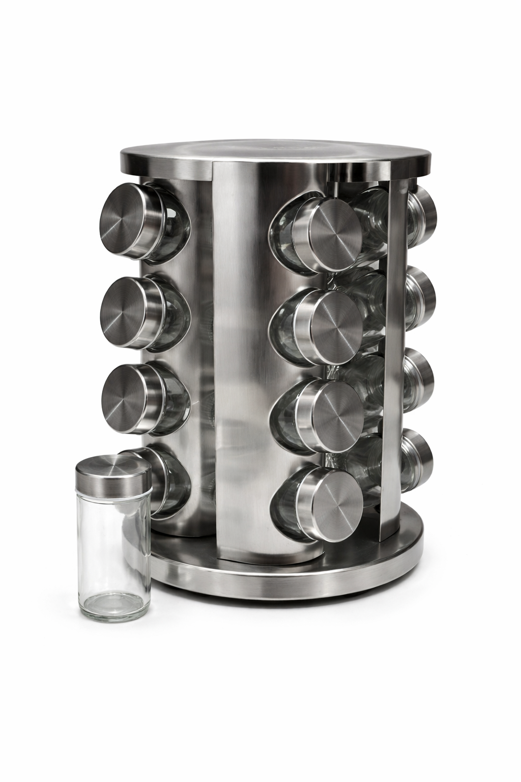 Especiero Giratorio Plateado