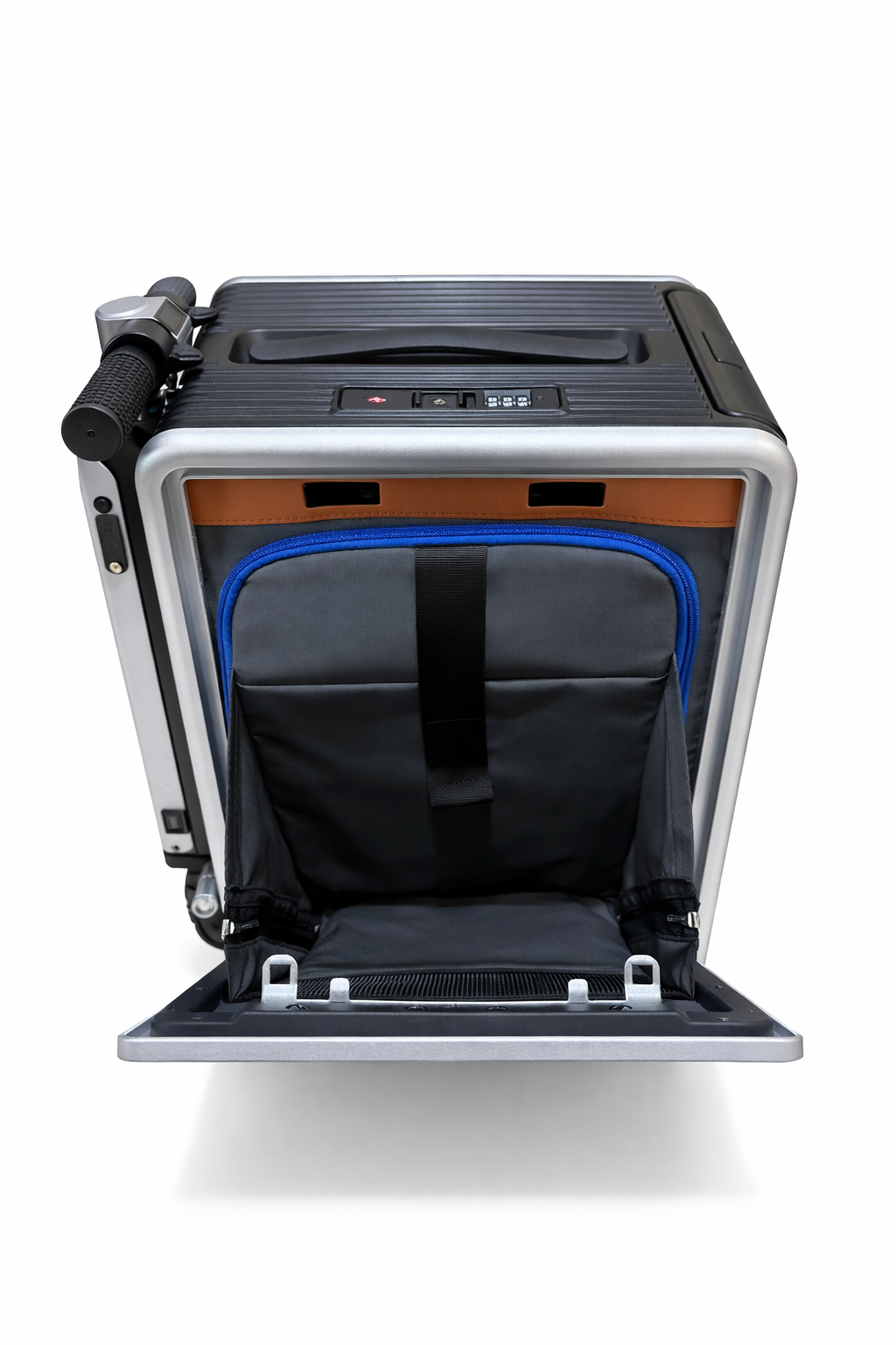 Maleta Eléctrica con Scooter Integrado, USB y Cierre TSA LK Electrodomestic