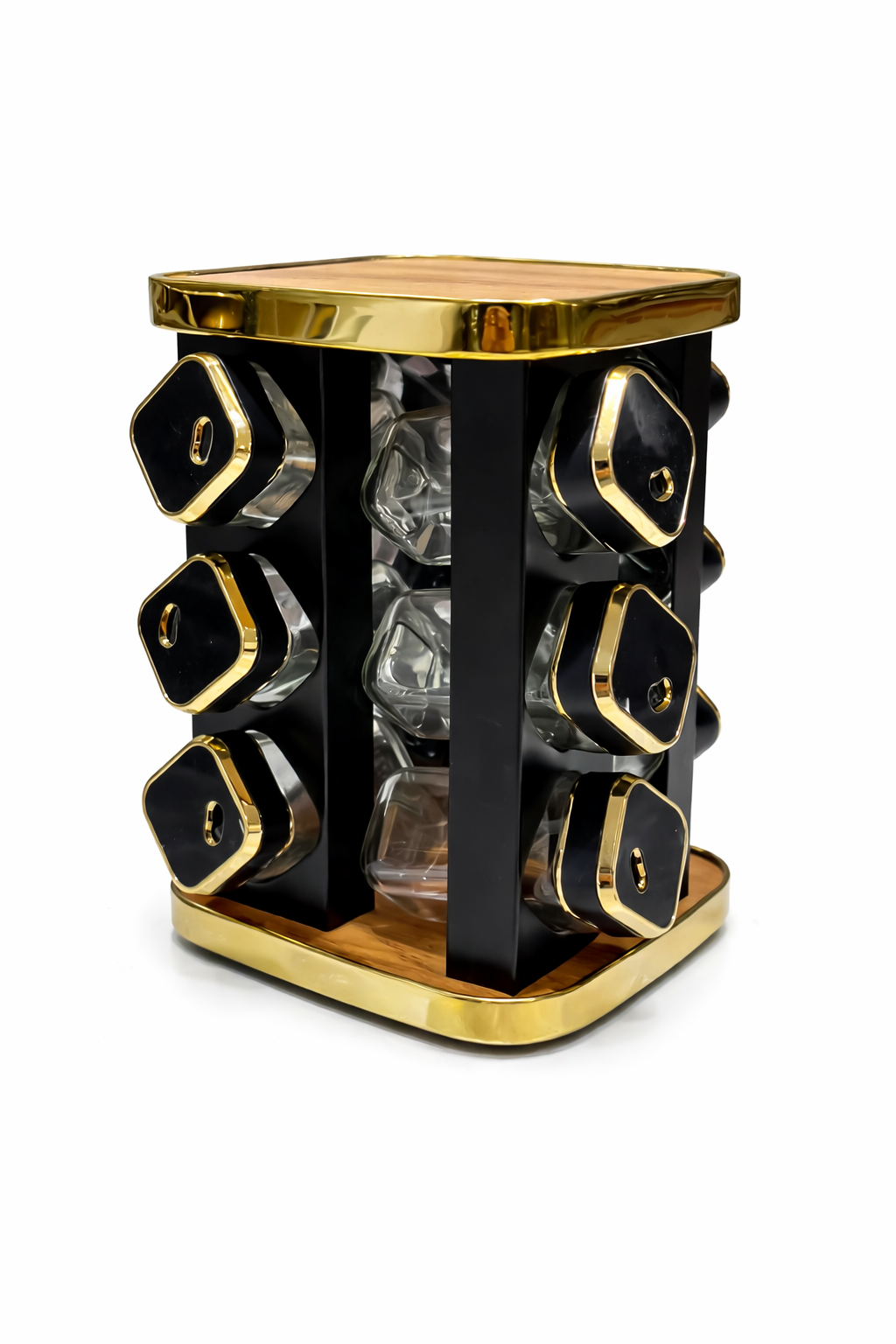 Especiero Giratorio Negro