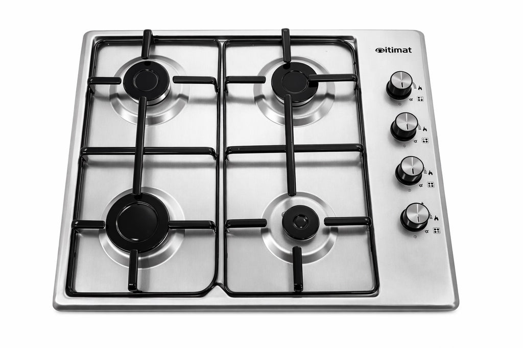 Placa de Gas Itimat 4 Fuegos de Inox