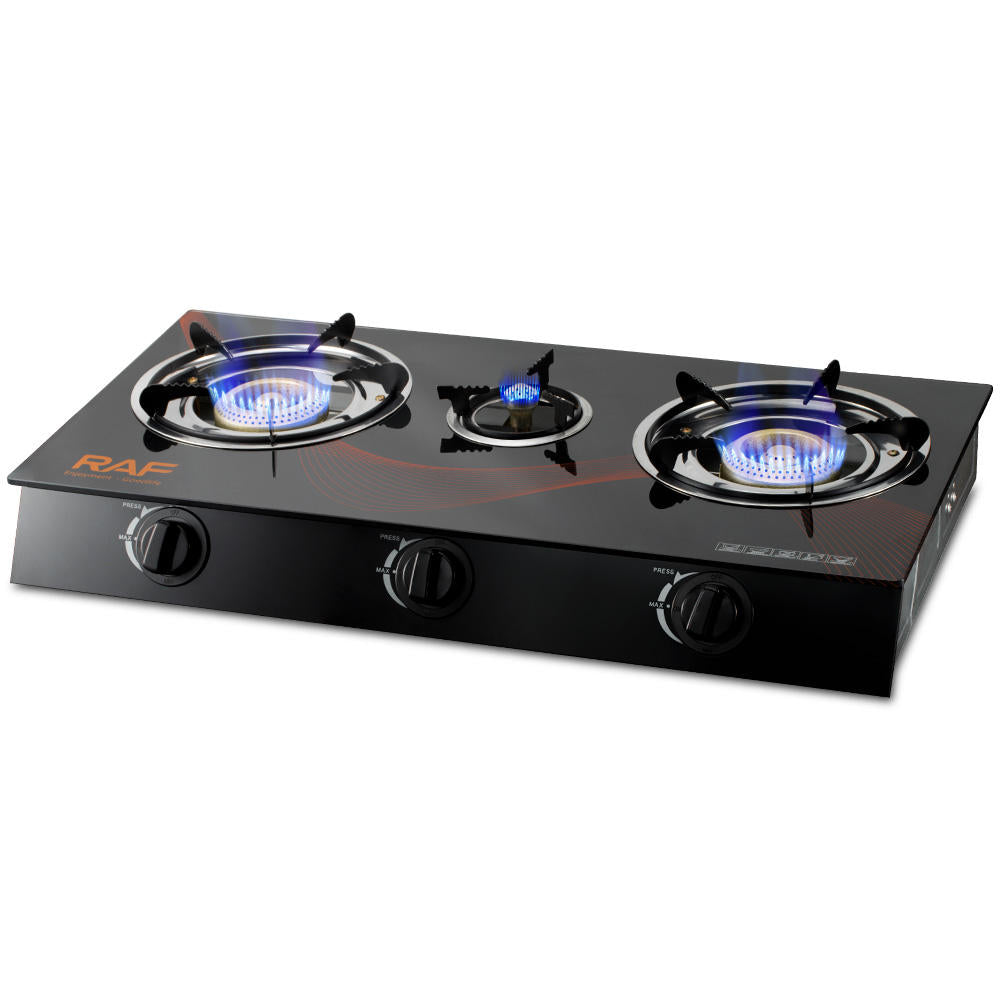Cocina de Gas RAF de 3 Fogones